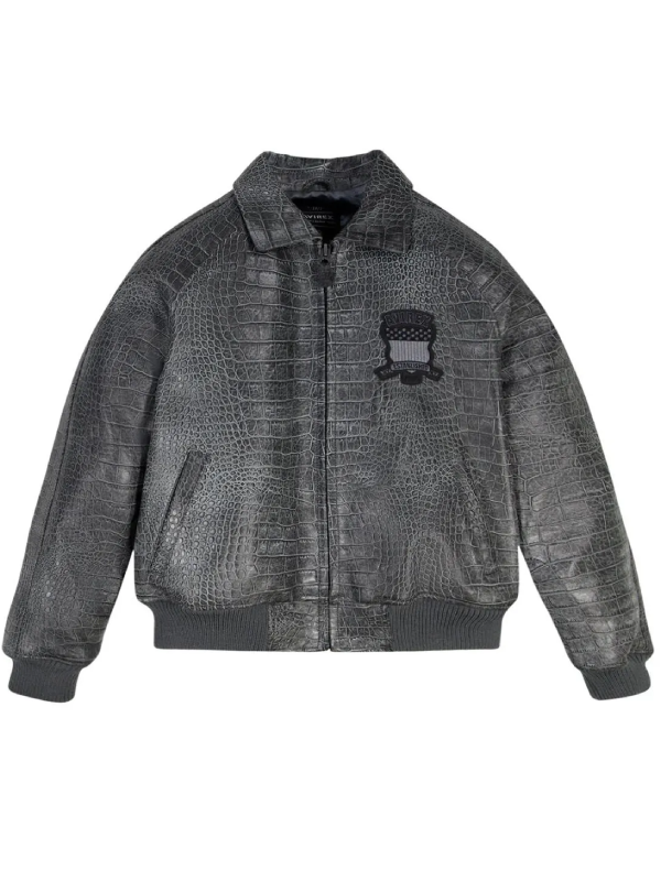 Men's Avirex Grey Icon Limited Edition Jacket