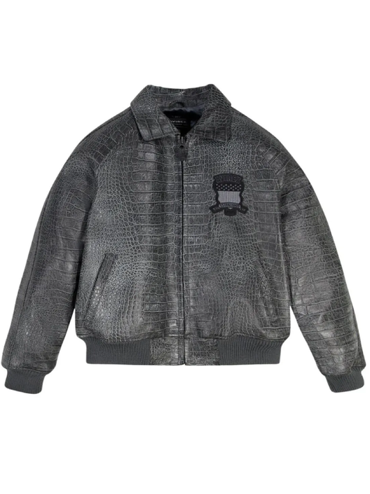 Men's Avirex Grey Icon Limited Edition Jacket