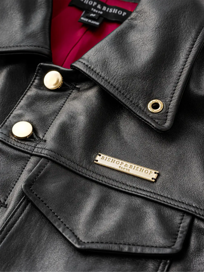 Men's Black Leather Jacket