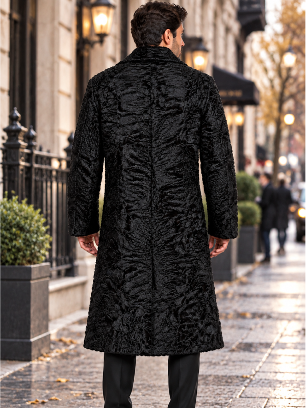 Men’s Genuine Persian Lamb Fur Coat