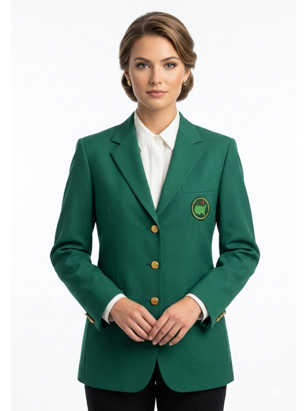 Men's Green Golf Club Jacket Vintage Champion Blazer Style