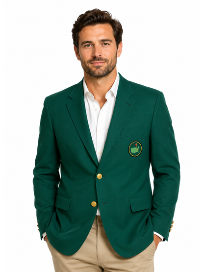 Men's Masters Green Golf Jacket