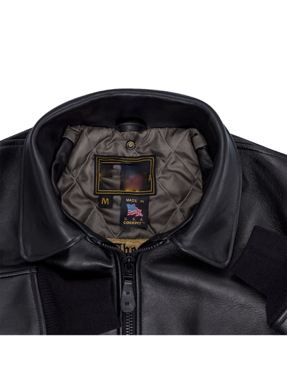 Men's Military Flight Jacket Leather