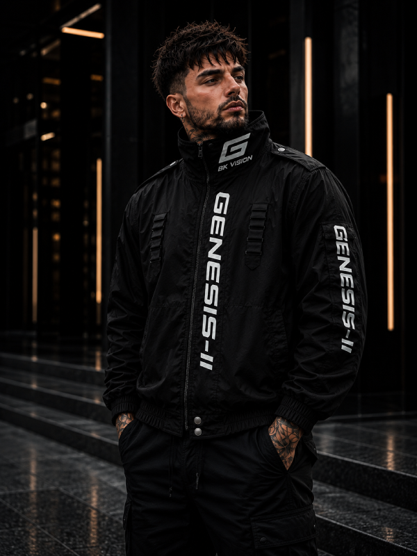 Men's Red Techwear Jacket Genesis-II