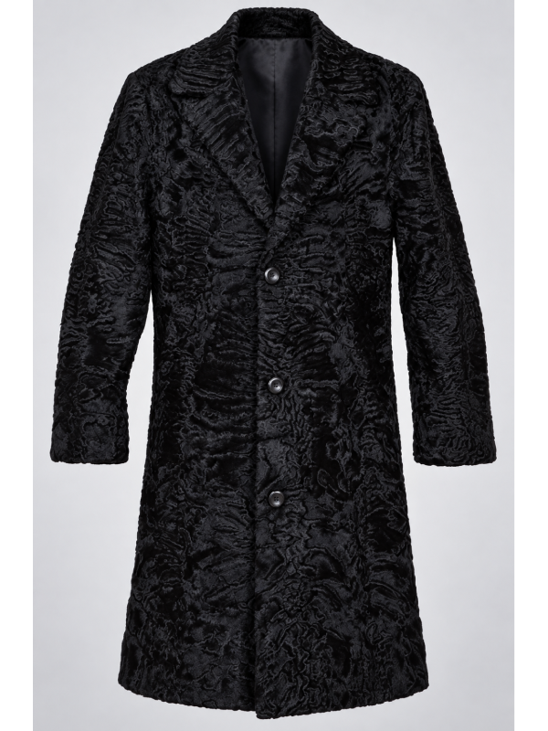 Men with Soft Mink Fur Collar