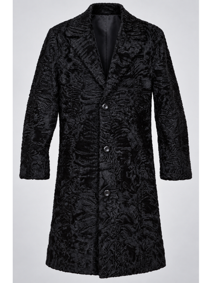 Men with Soft Mink Fur Collar