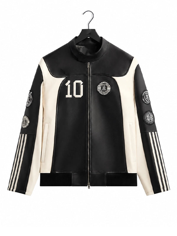 Messi leather biker jacket