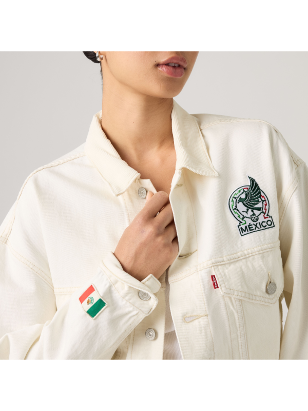 Mexico football jacket Type III denim jacket men