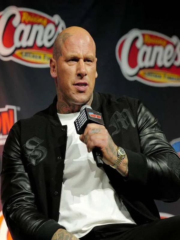 Mortal Kombat II Movie Event 2026 Martyn Ford Black Varsity Jacket