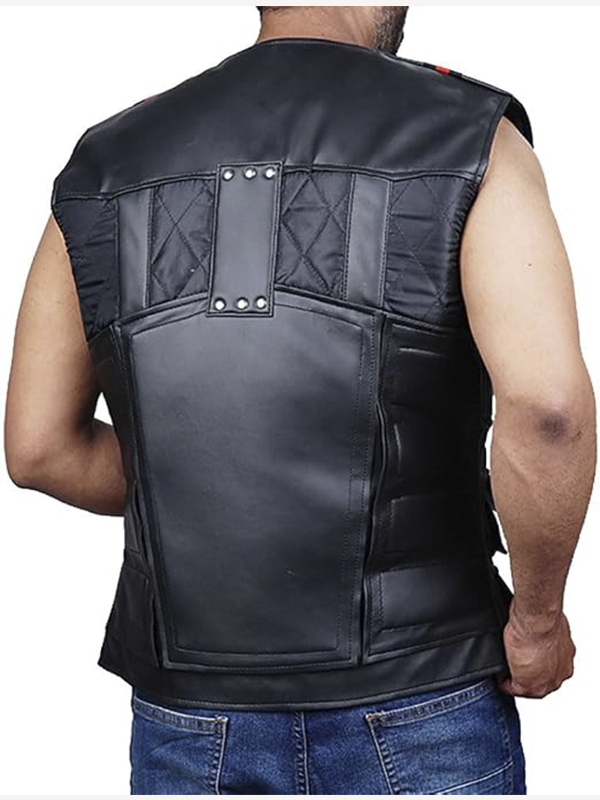 Movie Style Combat Armor Waistcoat with Adjustable Buckle Straps