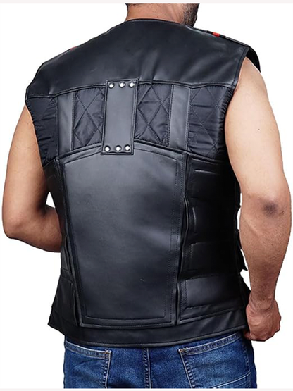 Movie Style Combat Armor Waistcoat with Adjustable Buckle Straps