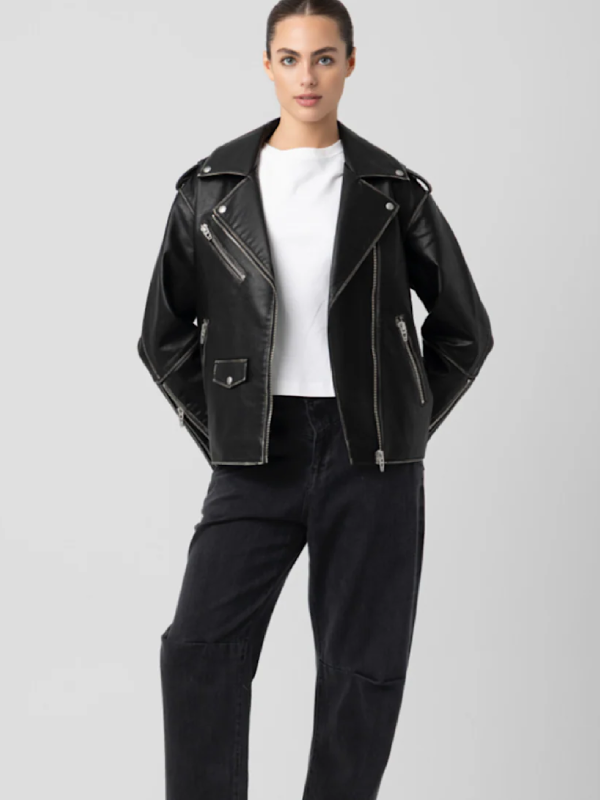 NYC Black Moto Jacket