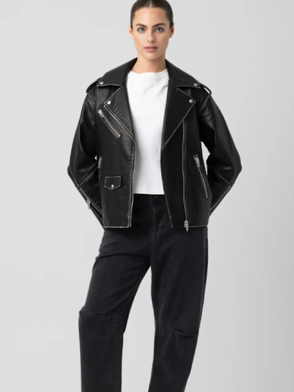 NYC Black Moto Jacket