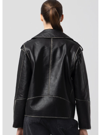 Blank NYC In Between Black Moto Jacket