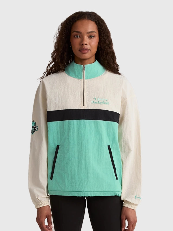 NY Liberty x New York or Nowhere Twin Flame Windbreaker Jacket