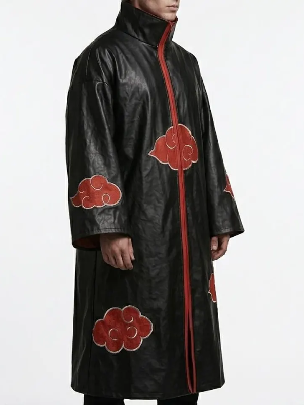 Naruto anime character leather coat