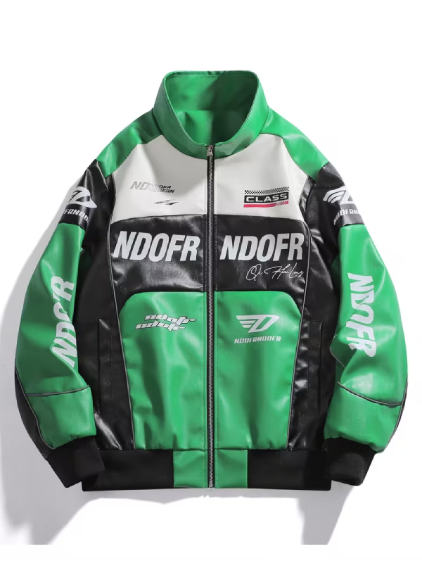 Ndofr Retro Motorcycle Man's Racing Jacket
