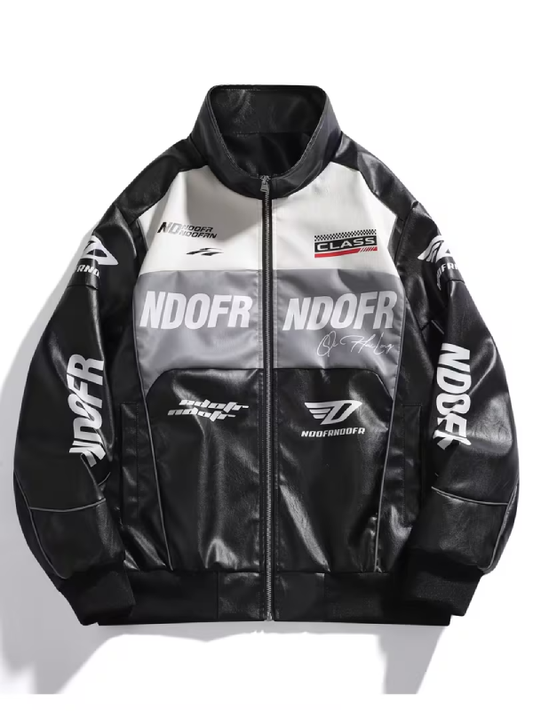 Ndofr Retro Motorcycle Racing Jacket