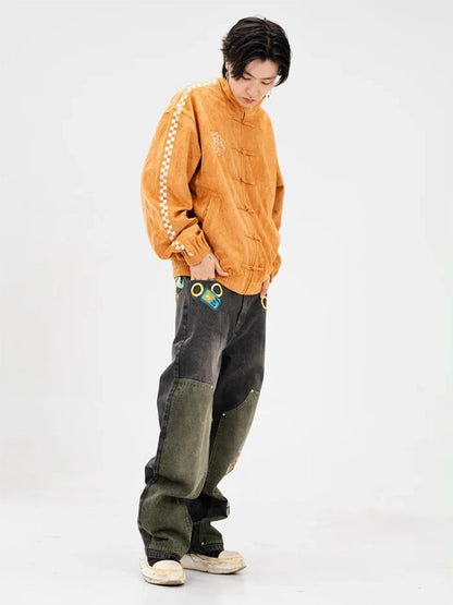 Neptun Sonic Orange Leather Jacket 2026
