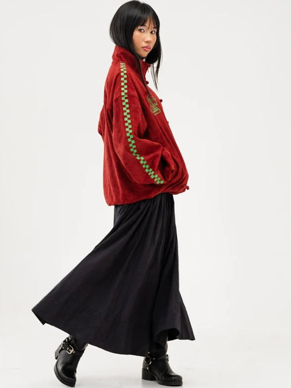 Neptun Sonic Red Suede Jacket 2026