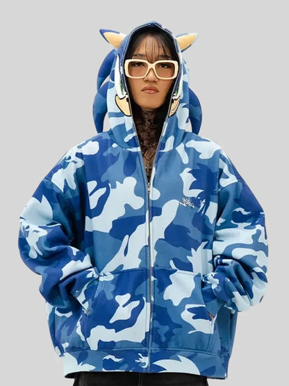 Neptun X Sonic 2026 Blue Camo Jacket