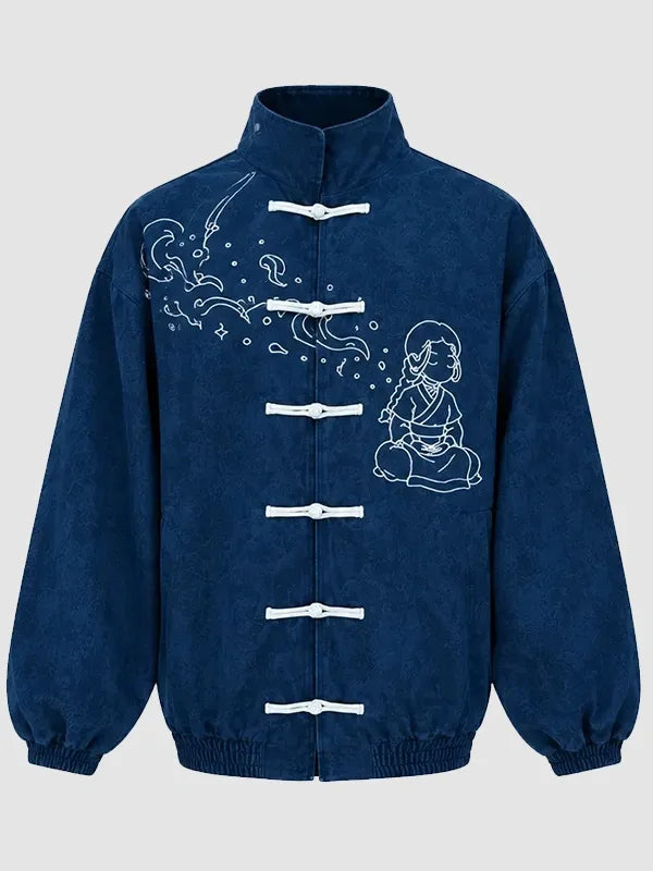 Neptun x Avatar Chinese Blue Front Jacket