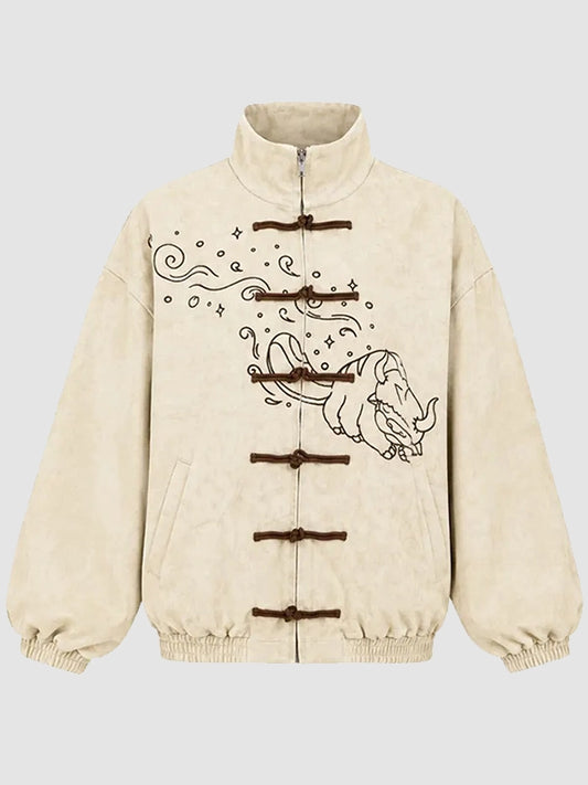 Neptun x Avatar Cream Chinese Suede Jacket 2026