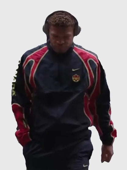 Nike NOCTA x Canada 2026 FIFA World Cup Black Red Jacket