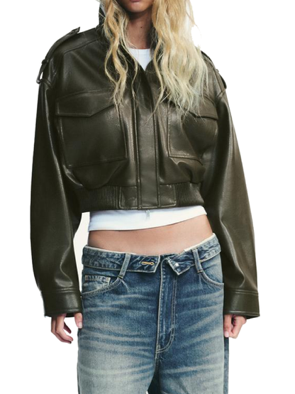 Off Campus S01 Jules Logan Julia Sarah Stone Black Jacket
