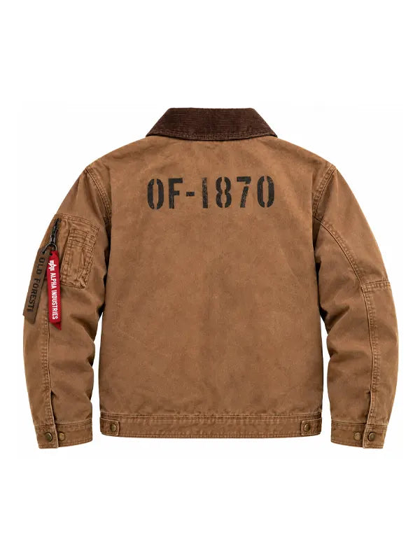 Old Forester Alpha Industries Bourbon Brown Jacket