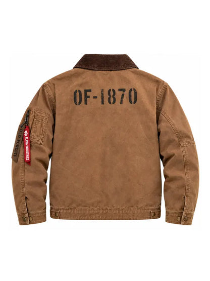 Old Forester Alpha Industries Bourbon Brown Jacket