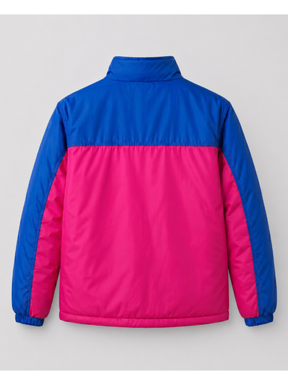 Oliver Tree Inspired Jacket, Retro Colorblock Windbreaker Streetwear
