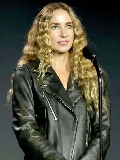 Olympia Gayot Fashion Trust U S Awards Leather Jacket
