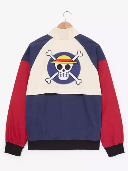 One Piece Jolly Roger Cotton Windbreaker Jacket