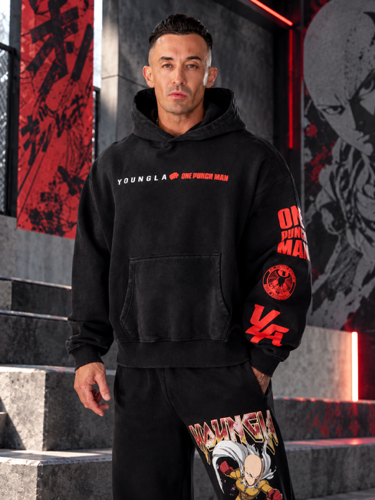 One Punch Man gym hoodie men