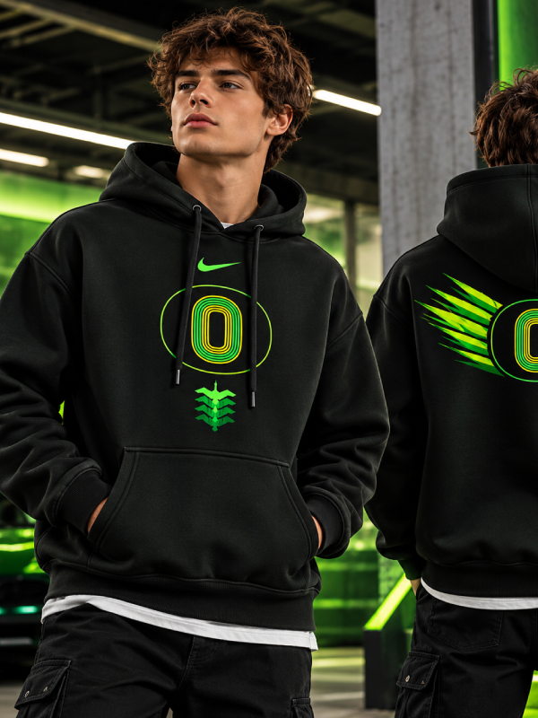 Oregon Ducks Origin Of Speed Football Hoodie