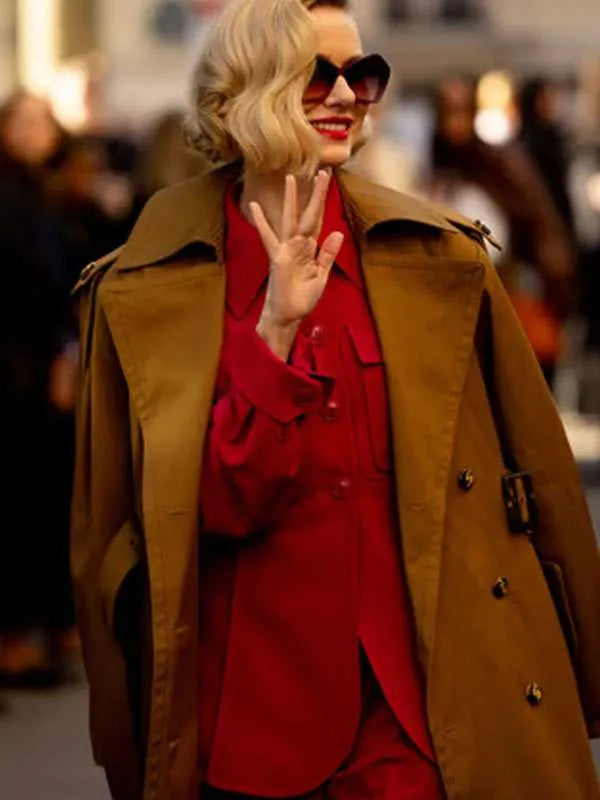 Paris Fashion Week 2026 Naomi Watts Cotton Trench Coat