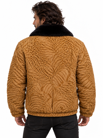 Persian Lamb Fur Bomber Style