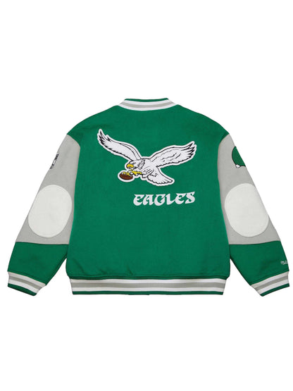 Philadelphia Eagles Princess Dian Varsity Jacket