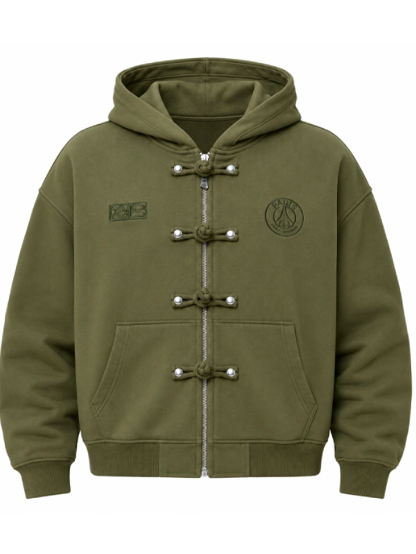 Pieces Uniques x PSG SS27 Adidas Chinese New Year Hooded Jacket