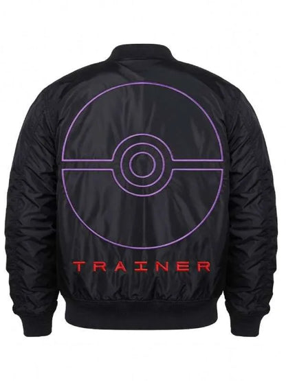 Pokemon Master Ball Black Bomber Jacket
