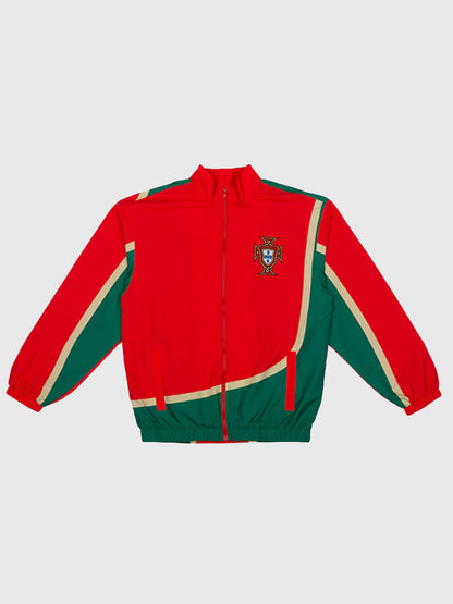 Portugal FIFA World Cup 2026 Nylon Windbreaker Jacket Red Green