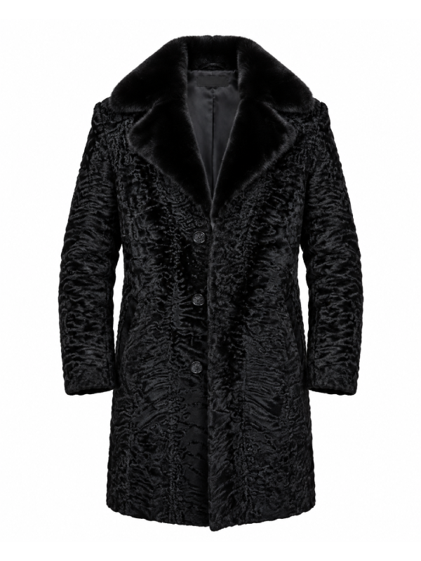 Premium Persian Lamb Fur Coat