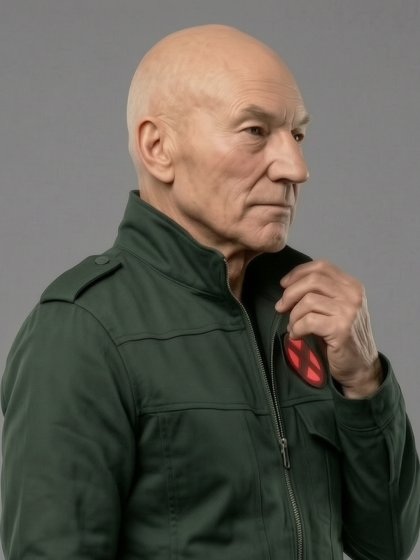 Professor X Green Jacket Costume