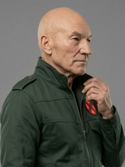 Professor X Green Jacket Costume