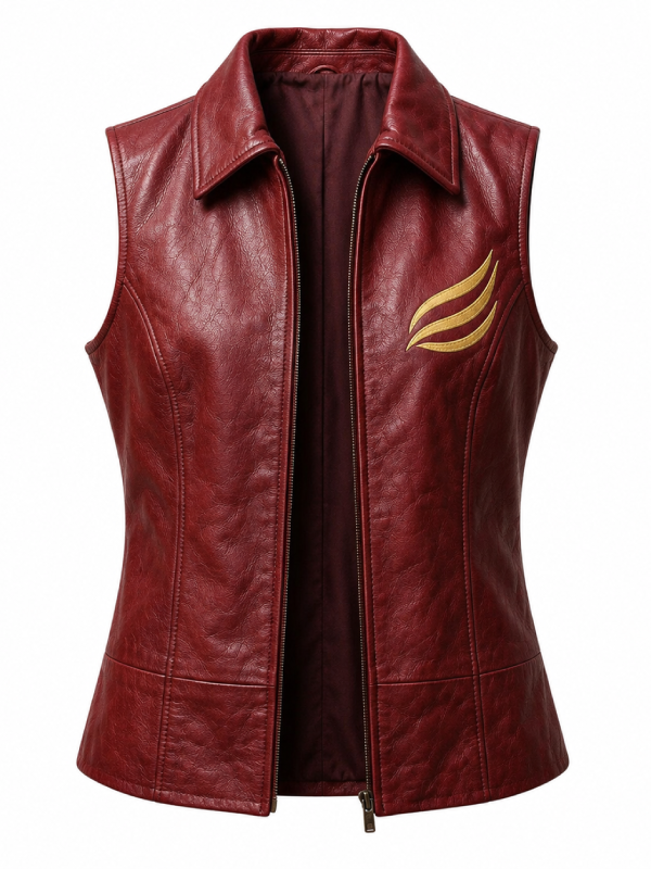 Resident Evil Claire Redfield Vest Women's Faux Leather Jacket