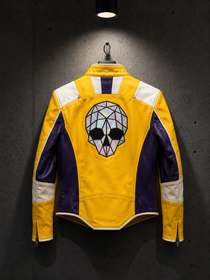 Charlie Disco Yellow Leather Jacket