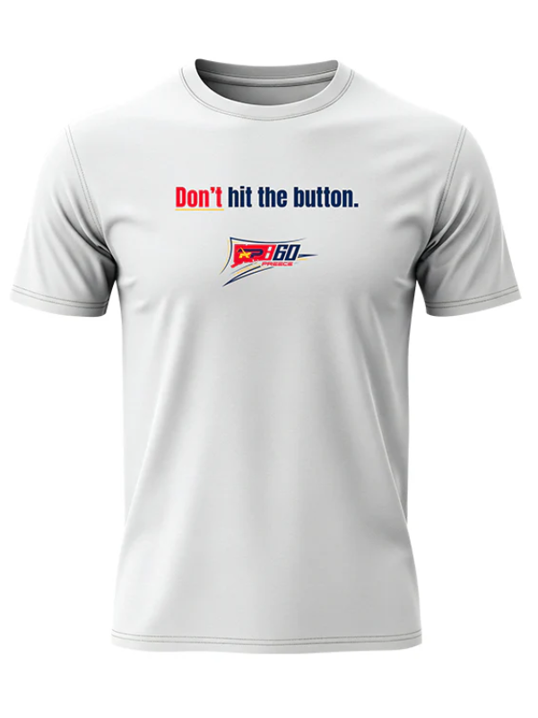Ryan Preece 2026 Don’t Hit The Button NASCAR Penalty T-Shirt in White