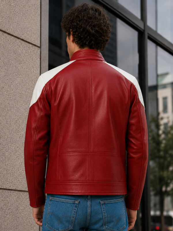 Ryder Red Leather Jacket Arc Raiders Inspired Costume & Cosplay Wear