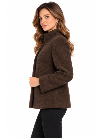 SAKS JANDEL Brown Persian Lamb Fur Jacket